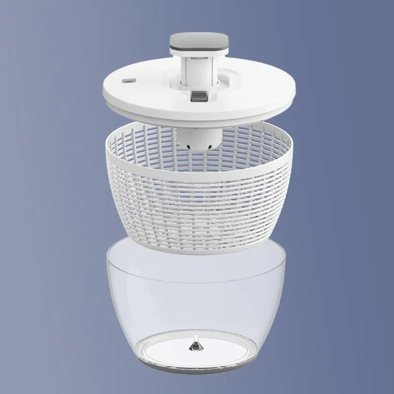 Press Type Vegetable Dehydrator Fruit Dryer Household Large Capacity Dehydrator Kitchen Accessories Drain Salad Basket Gadgets