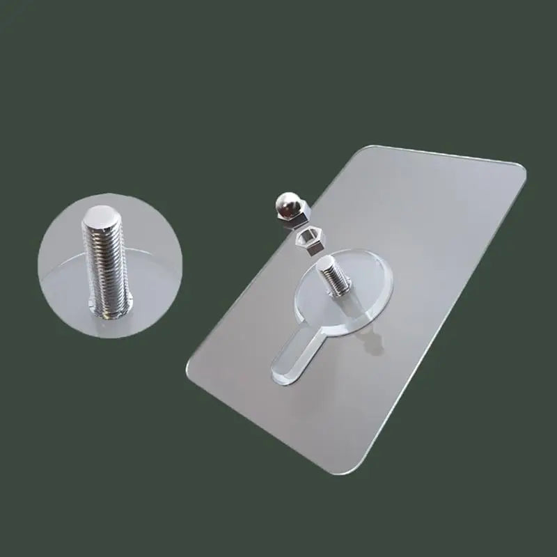 10Pcs Punch-Free Non-Marking Screw Picture Wall Picture Traceless Nail Hook Invisible Traceless Invisible Traceless Hardwall