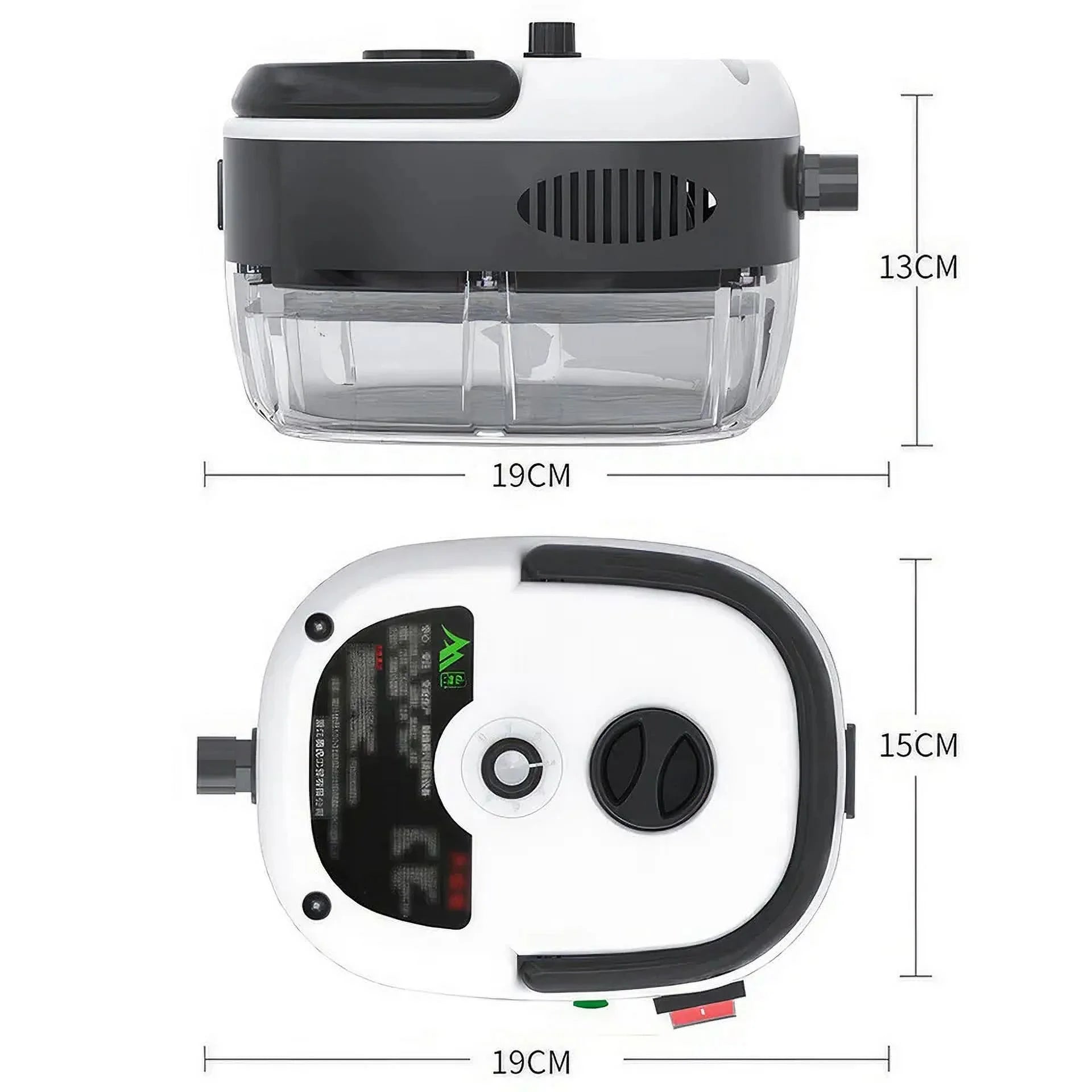 2500W Handheld Steam Cleaner – High Temp 229°F, 6-Speed, 3 Brush Heads, 1L Tank | Deep Cleaning for Kitchen, Car & Home | Portable & Chemical-Free